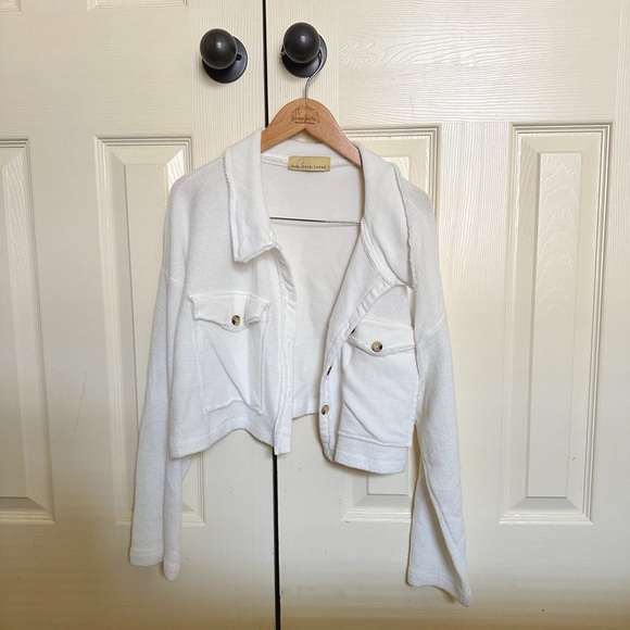 boutique brand towel shacket - Picture 5 of 6